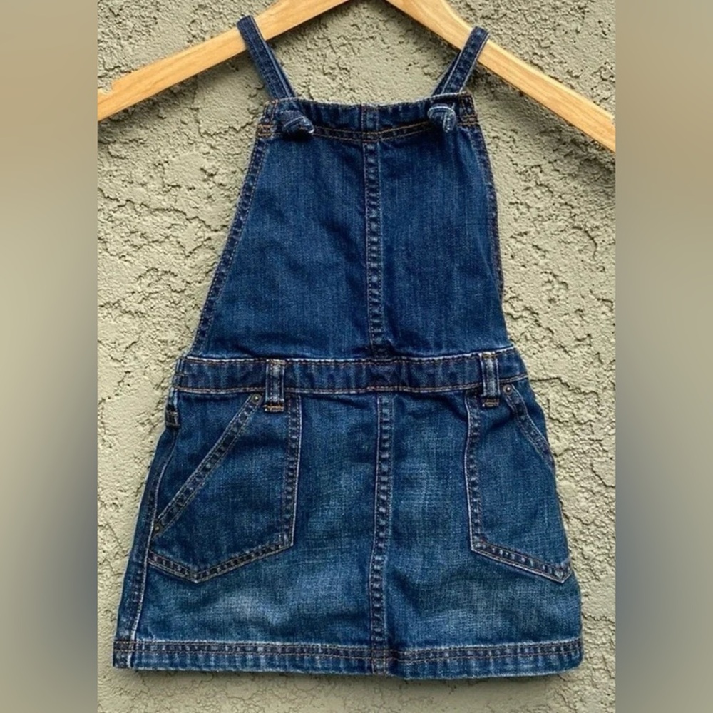 TEA Collection denim overall dress size 4t